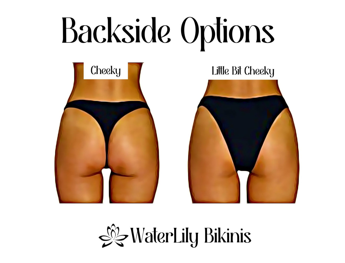 SOLID COLORS Choose Your Fabric - Daisy Reversible Bikini Bottom