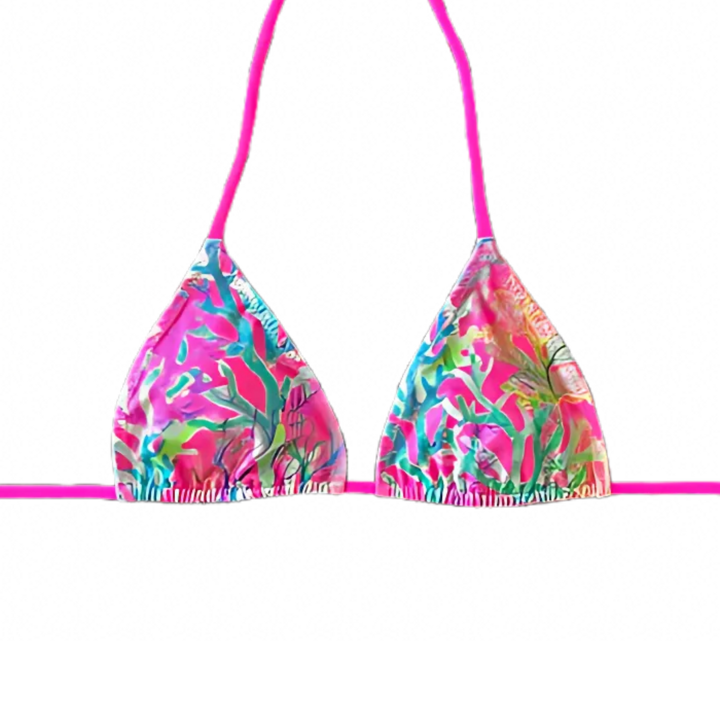 Pink Tide - Ella Triangle Bikini Top