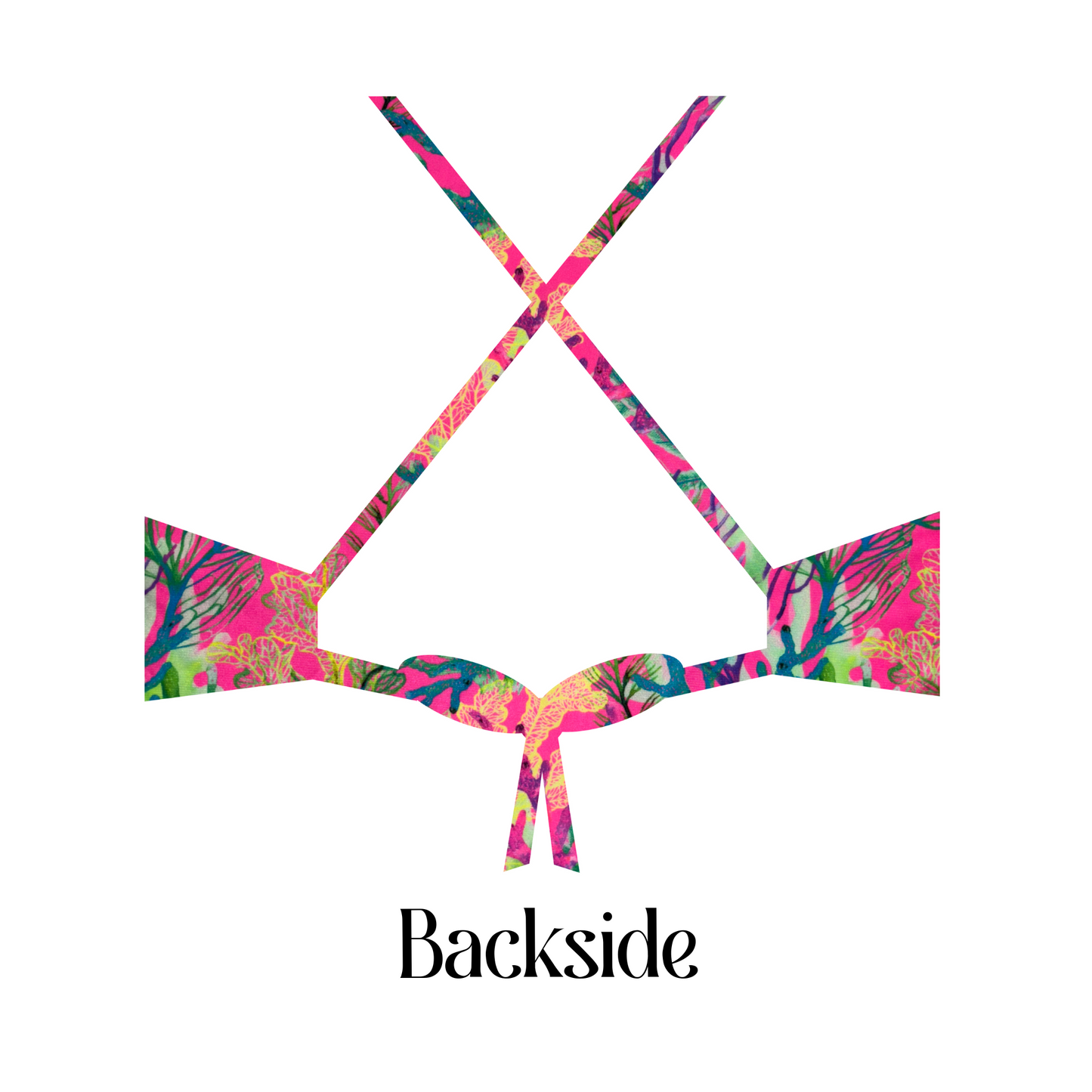 Pink Tide - Kendall Bikini Top