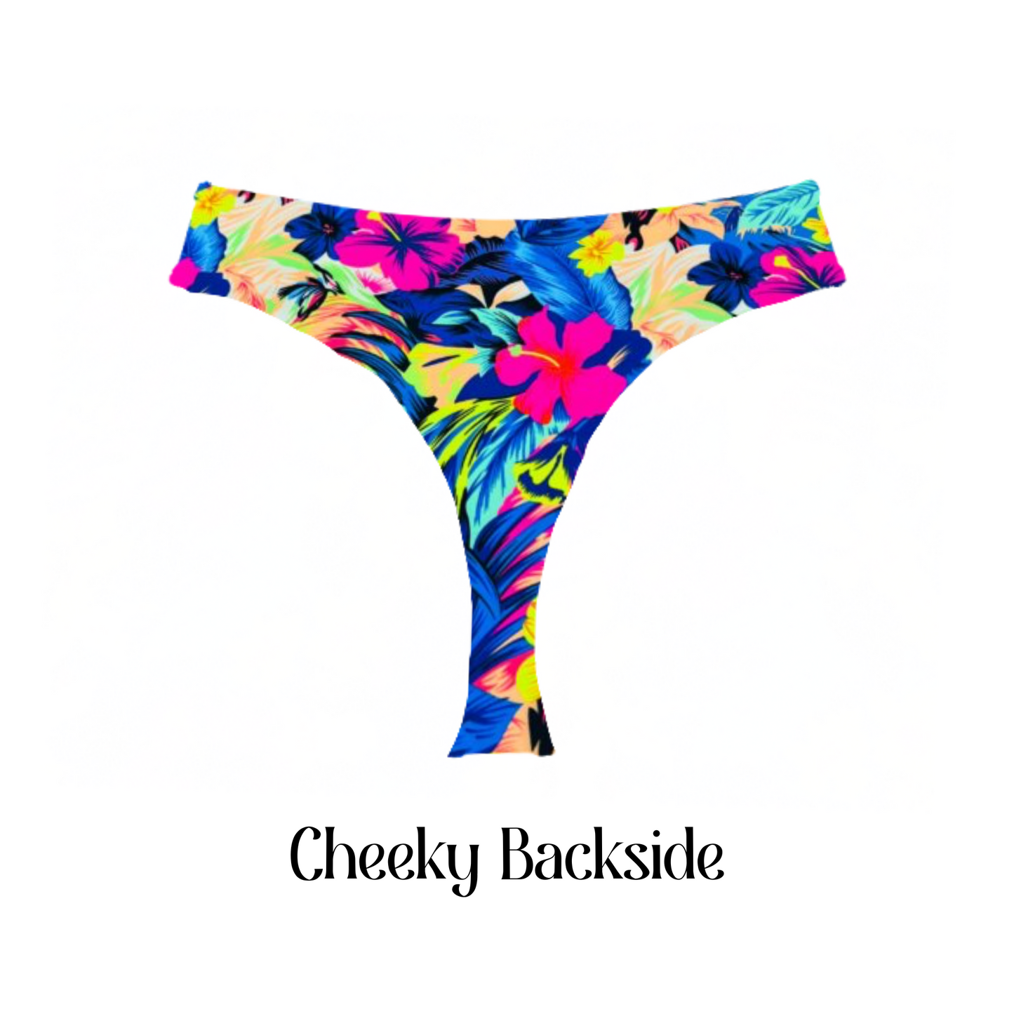 Neon Tropics - Hayden High Waist Bikini Bottom