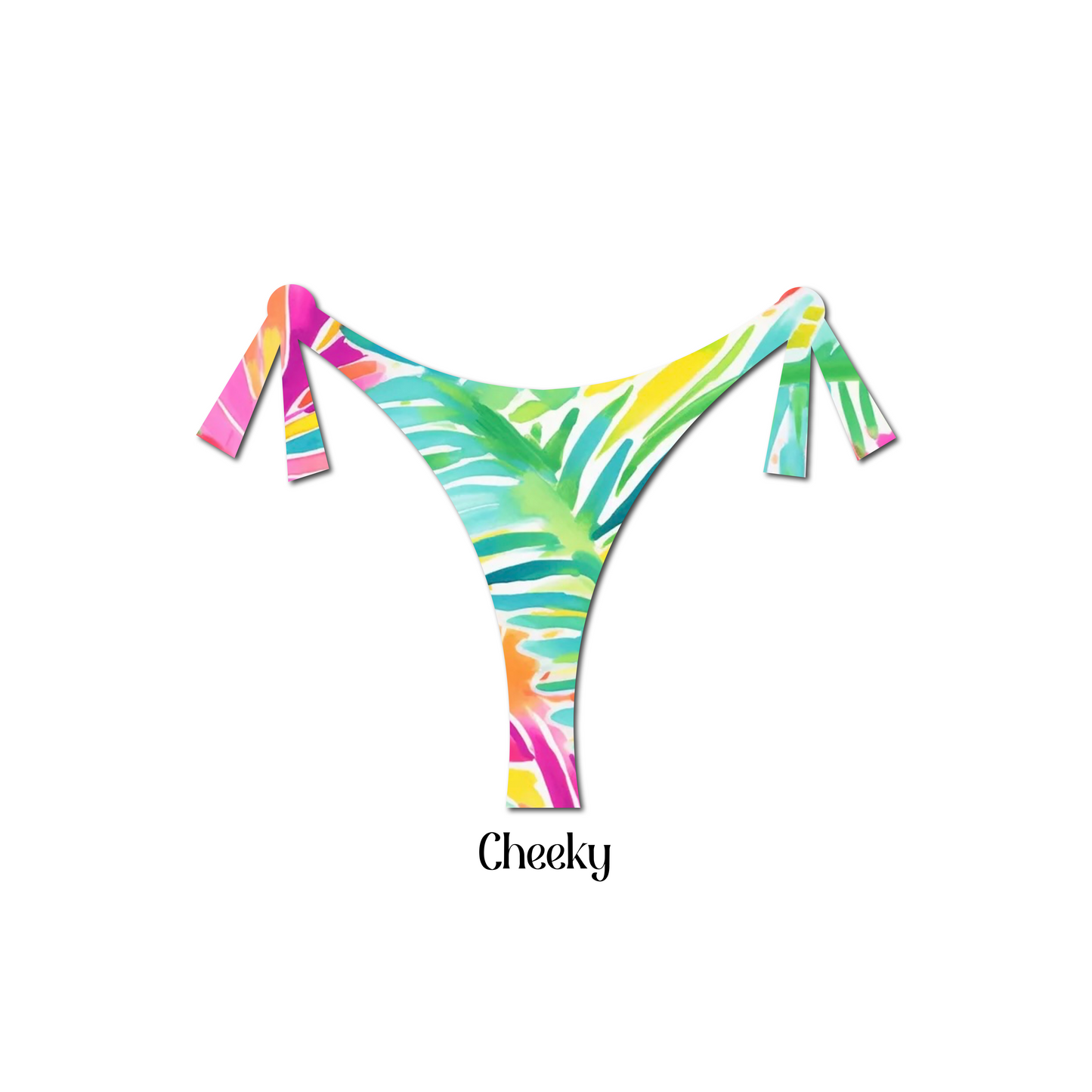 Caribbean Delight - April Tie Side Bikini Bottom
