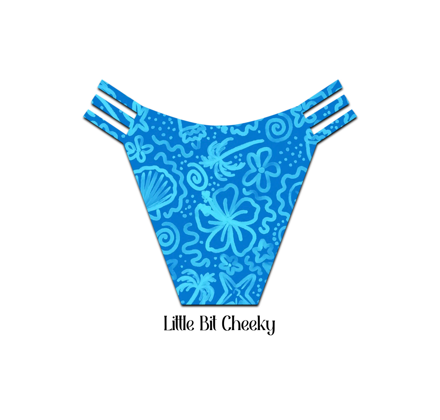 Beach Doodles - Daisy Reversible Bikini Bottom