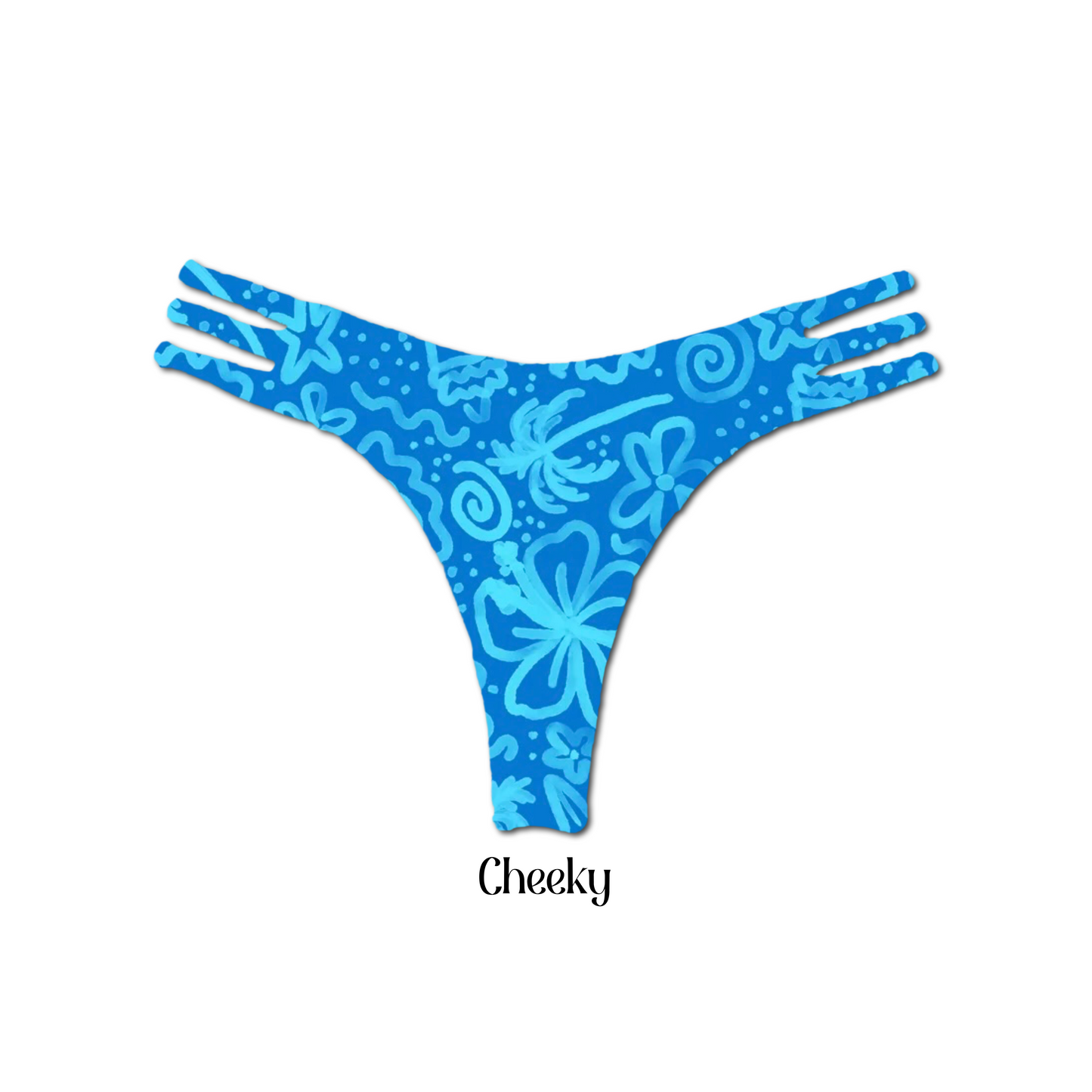 Beach Doodles - Daisy Reversible Bikini Bottom