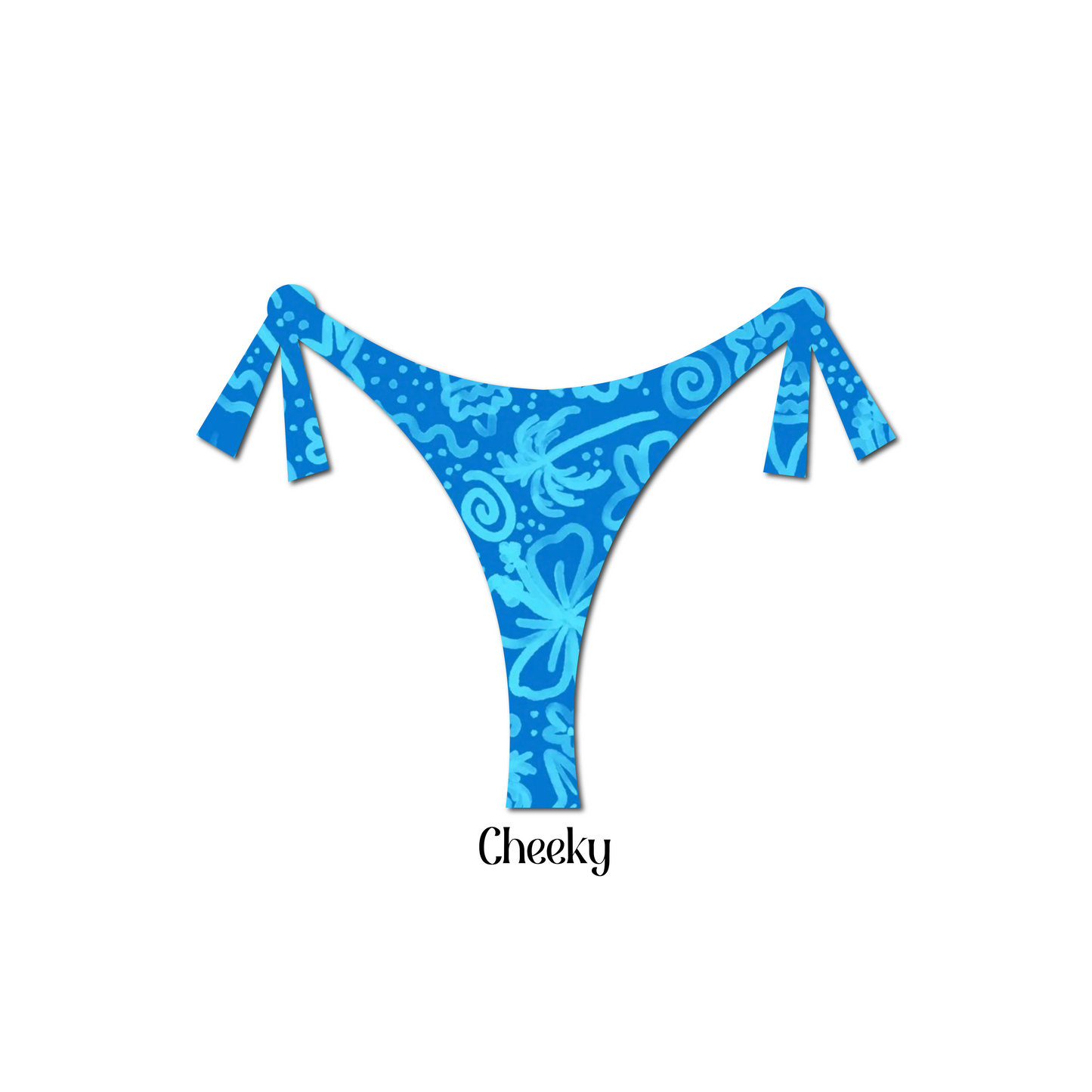 Beach Doodles - April Tie Side Bikini Bottom