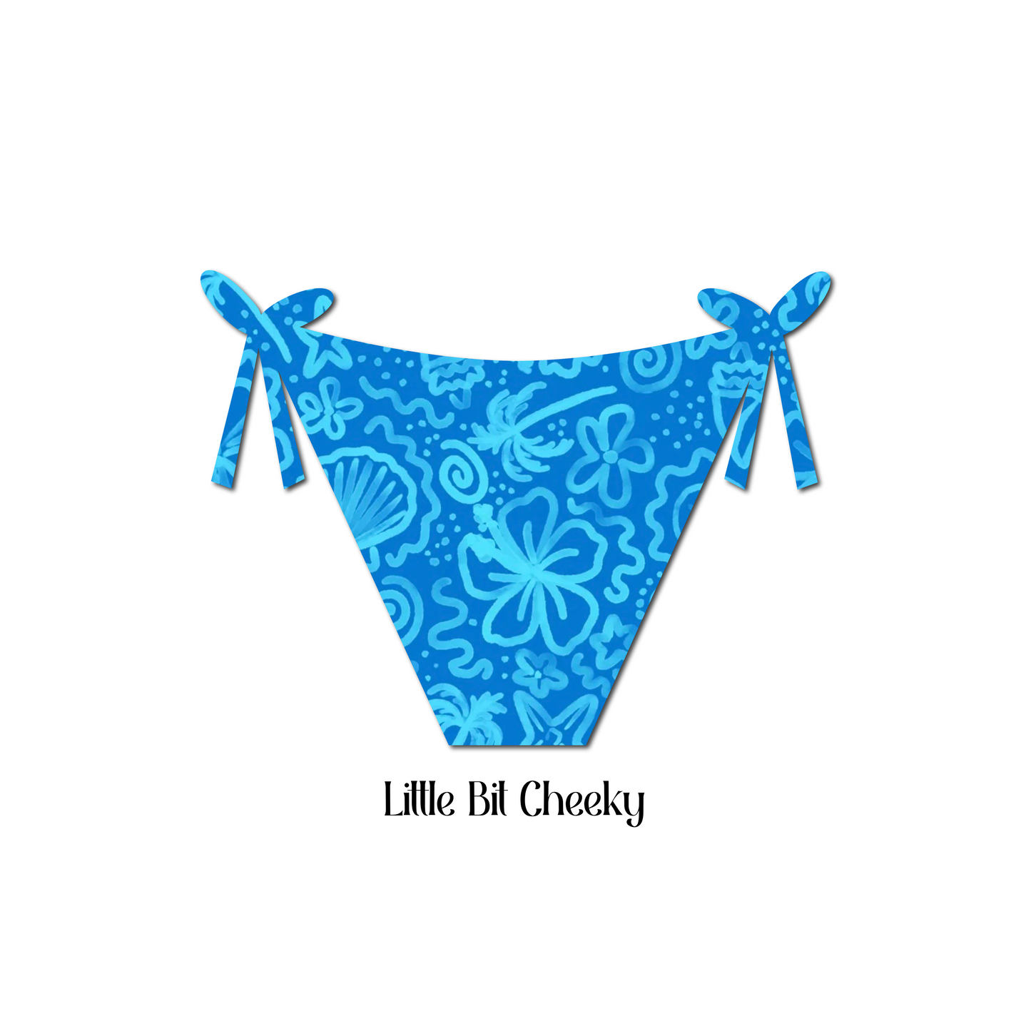 Beach Doodles - April Tie Side Bikini Bottom