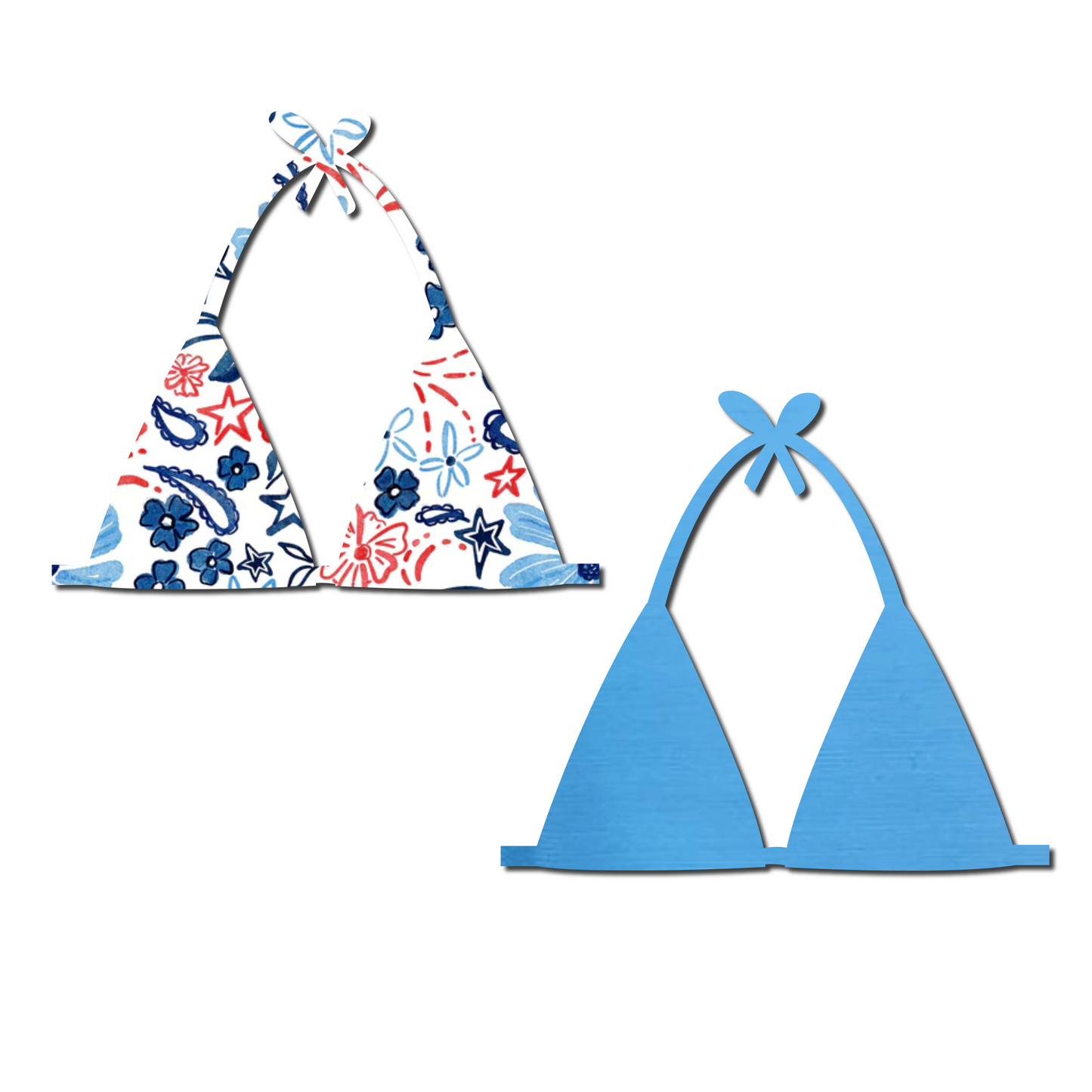 American Honey - Reversible Triangle Bikini Top