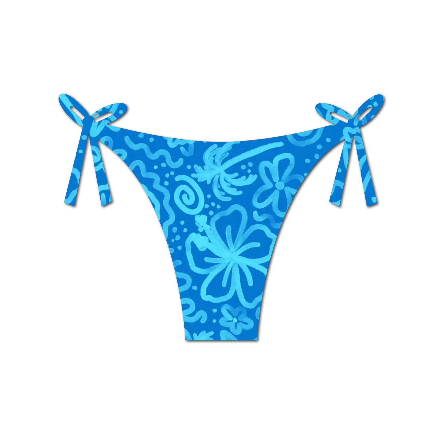 Beach Doodles - April Tie Side Bikini Bottom