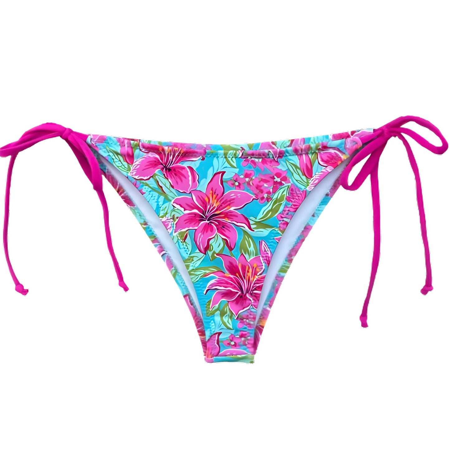 SALE April Bikini Bottom - Watercolor Lillies Collection