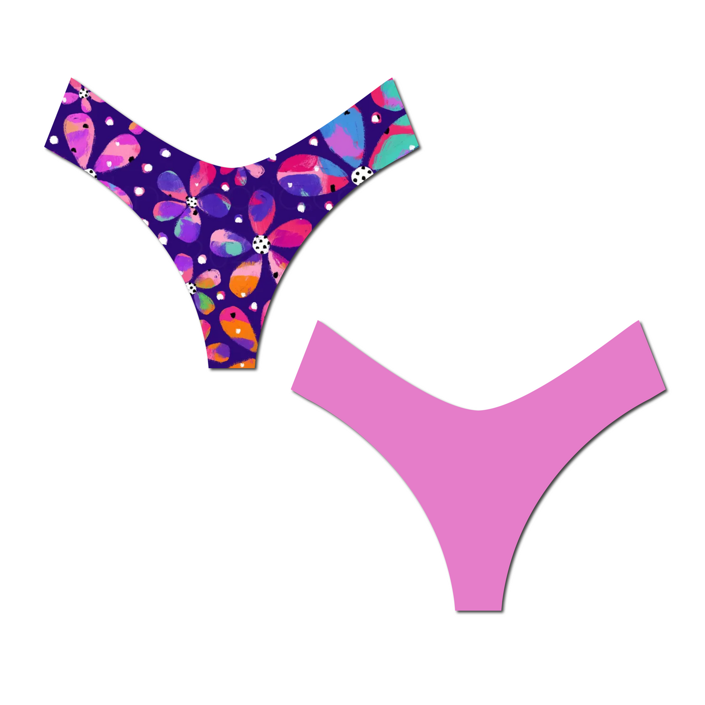Berry Blossom - Lily Reversible Bikini Bottom