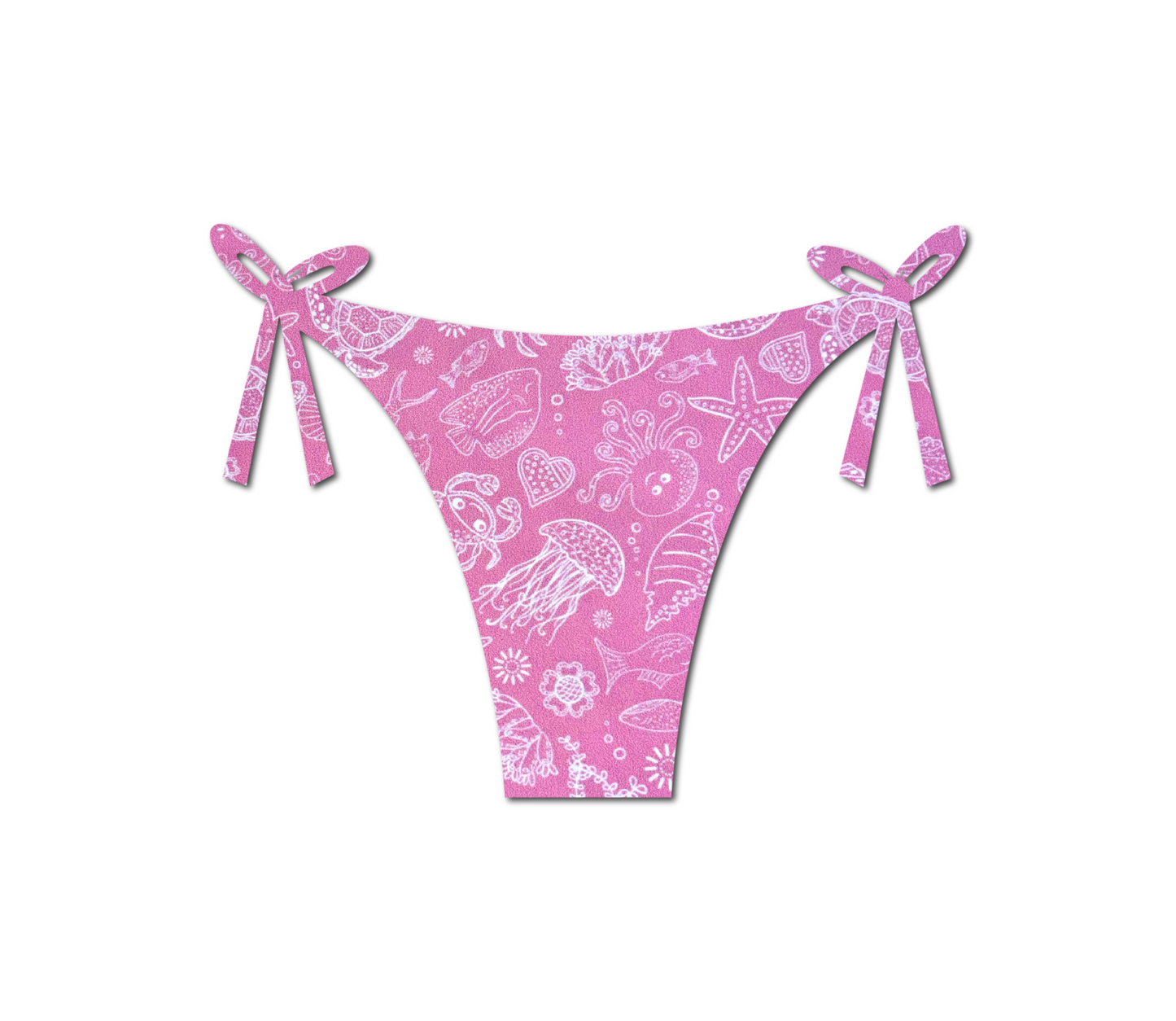 Bubblegum Bay - April Tie Side Bikini Bottom