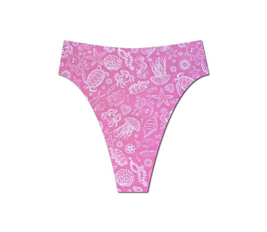 Bubblegum Bay - Hayden Hi Waist Bikini Bottom