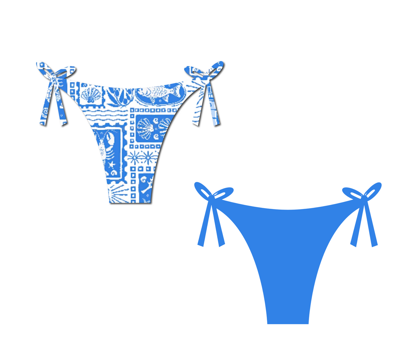 Postcard from Paradise - Layla Reversible Tie Side Bikini Bottom