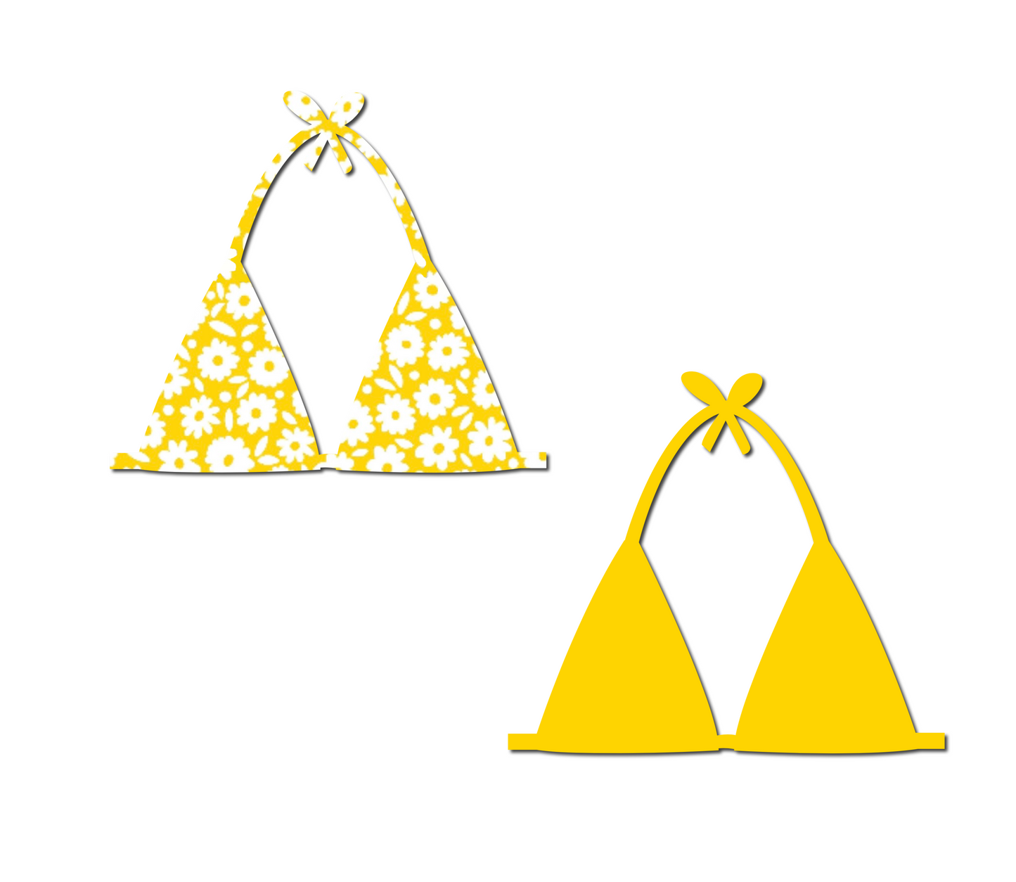 Buttercup - Reversible Triangle Bikini Top