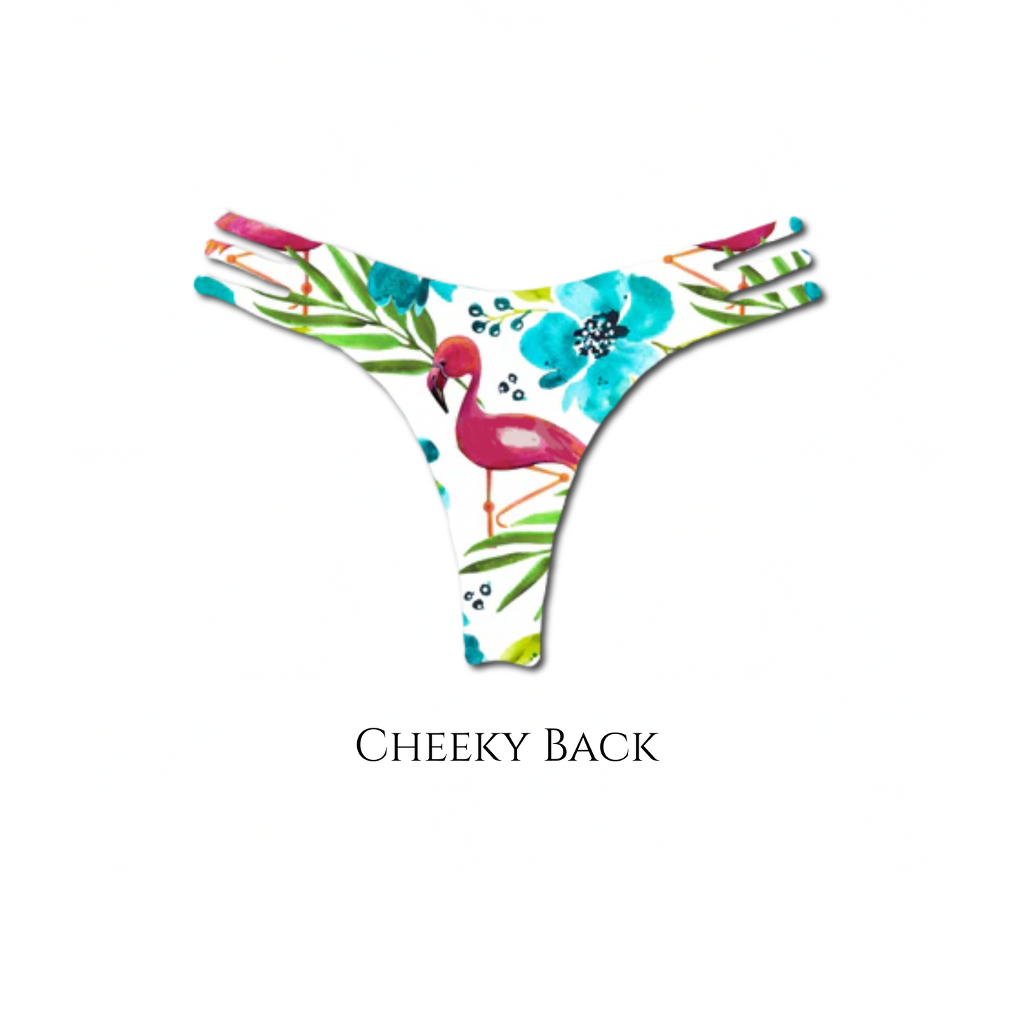 Flamingo Kiss - Daisy Non Reversible Bikini Bottom