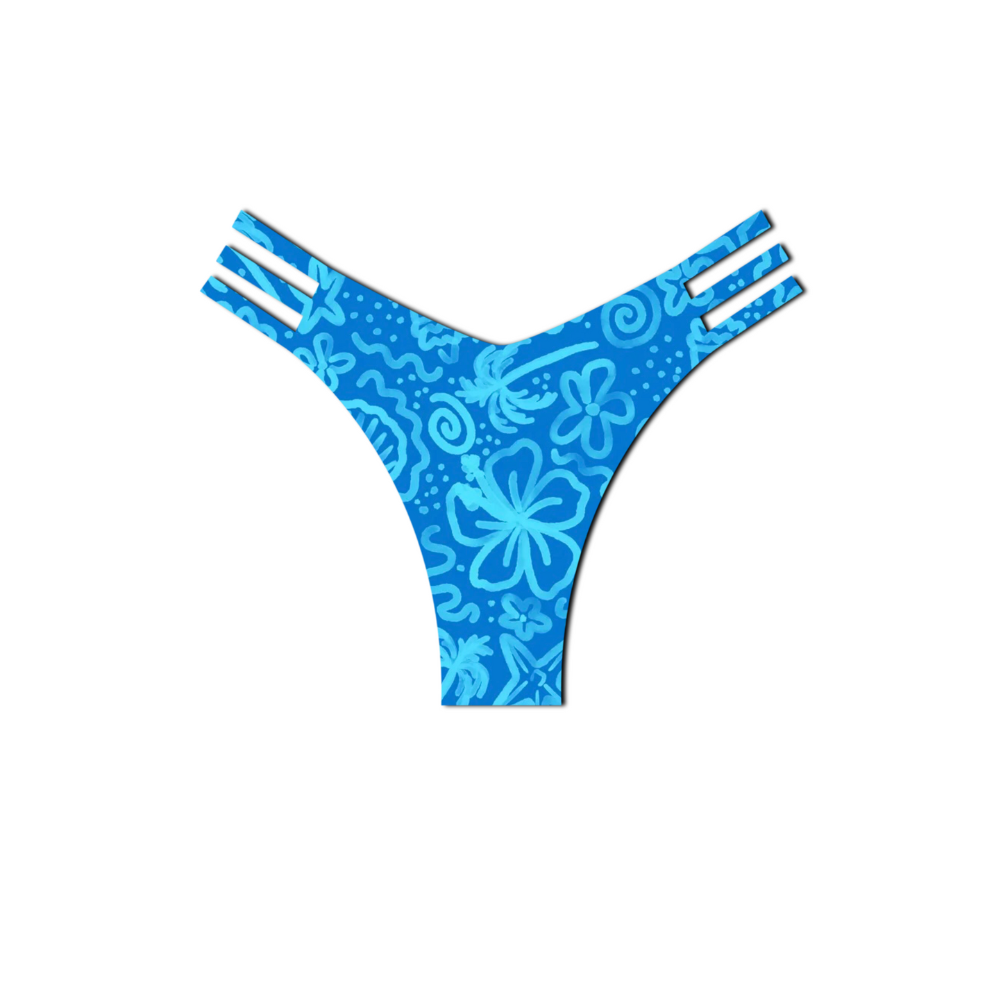 Beach Doodles - Daisy Reversible Bikini Bottom