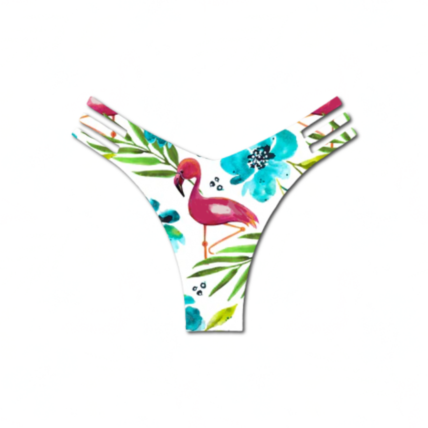 Flamingo Kiss - Daisy Non Reversible Bikini Bottom