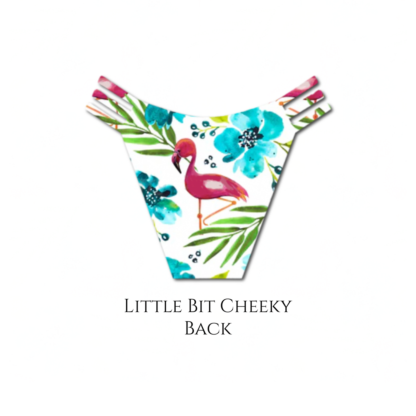 Flamingo Kiss - Daisy Non Reversible Bikini Bottom