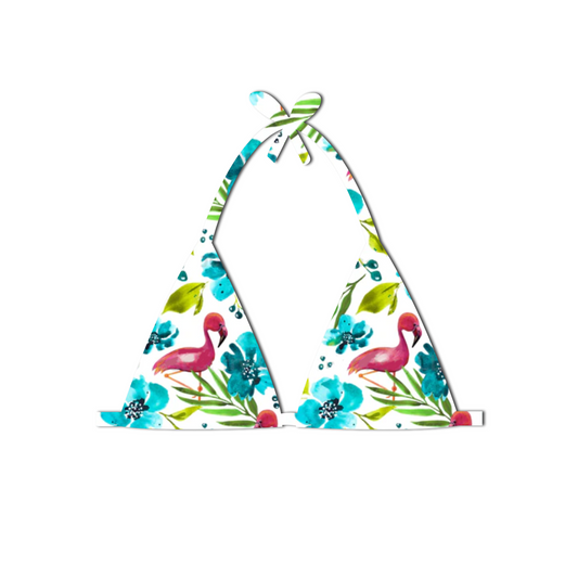 Flamingo Kiss - Ella String Bikini Top