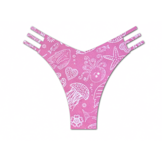 Bubblegum Bay - Daisy Reversible Bikini Bottom