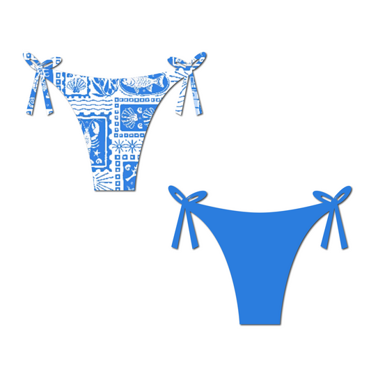 Postcard from Paradise - Layla Reversible Tie Side Bikini Bottom