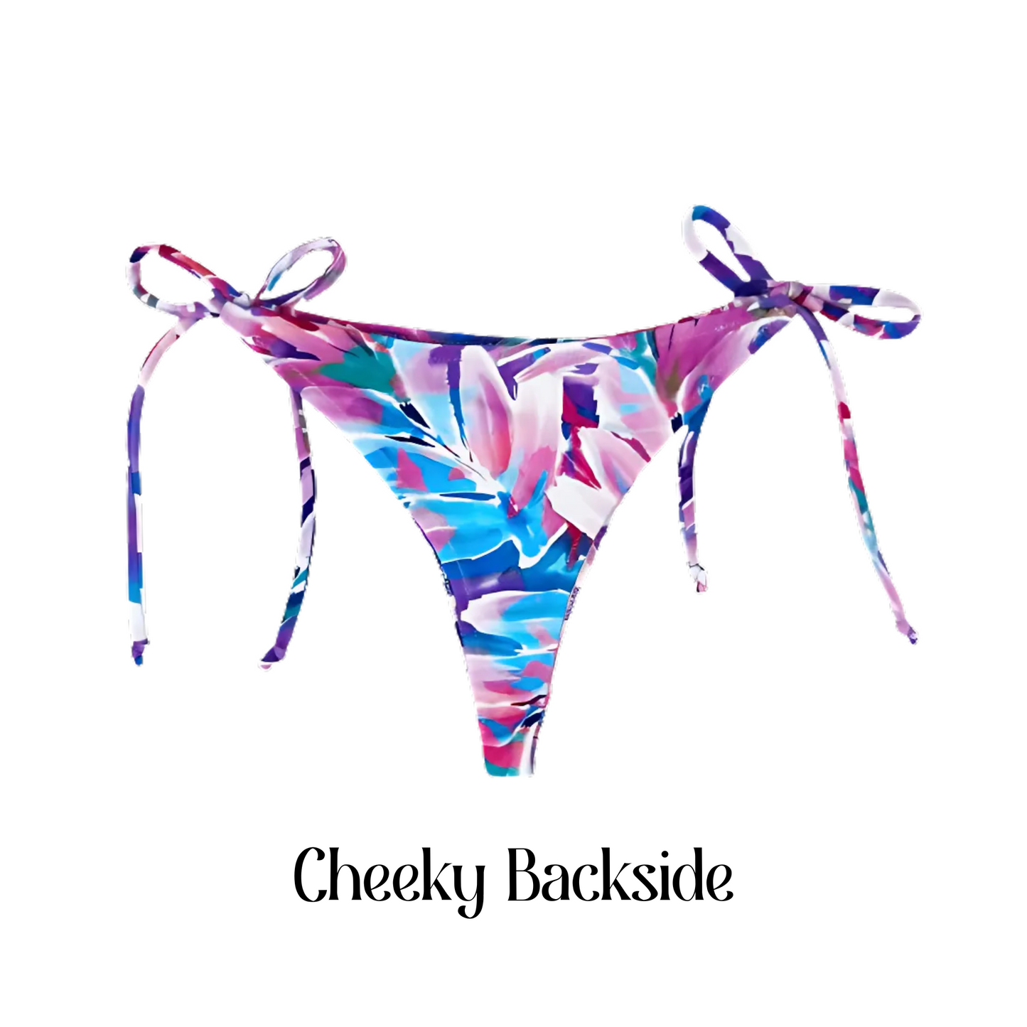 Tropical Bliss - April Tie Side Bikini Bottom