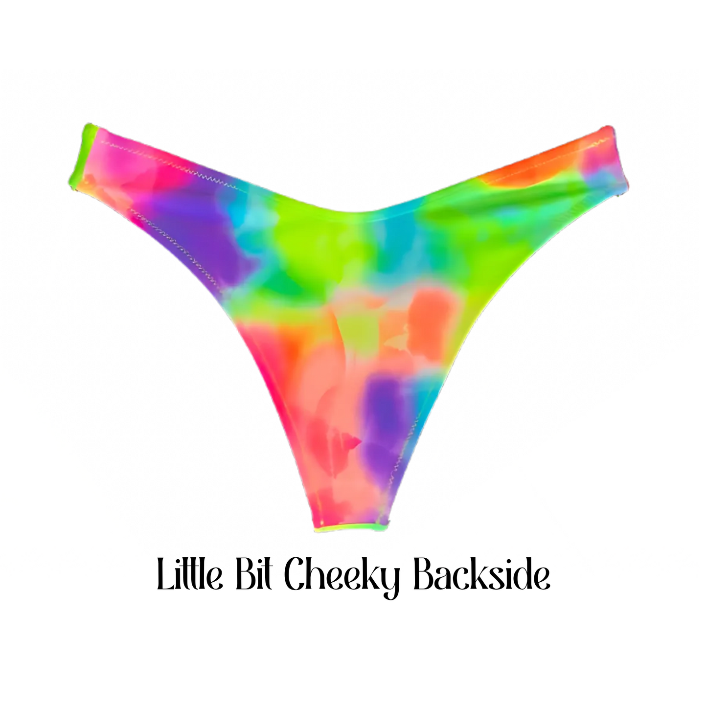 SALE Isla Bikini Bottom - Neon Tie Dye