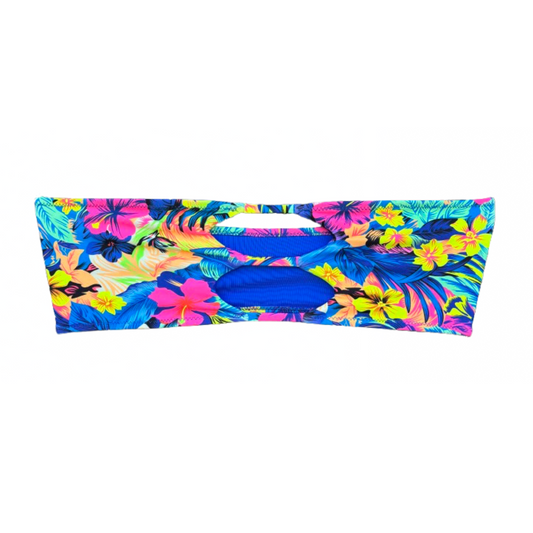 Neon Tropics - Halston Strapless Bikini Top