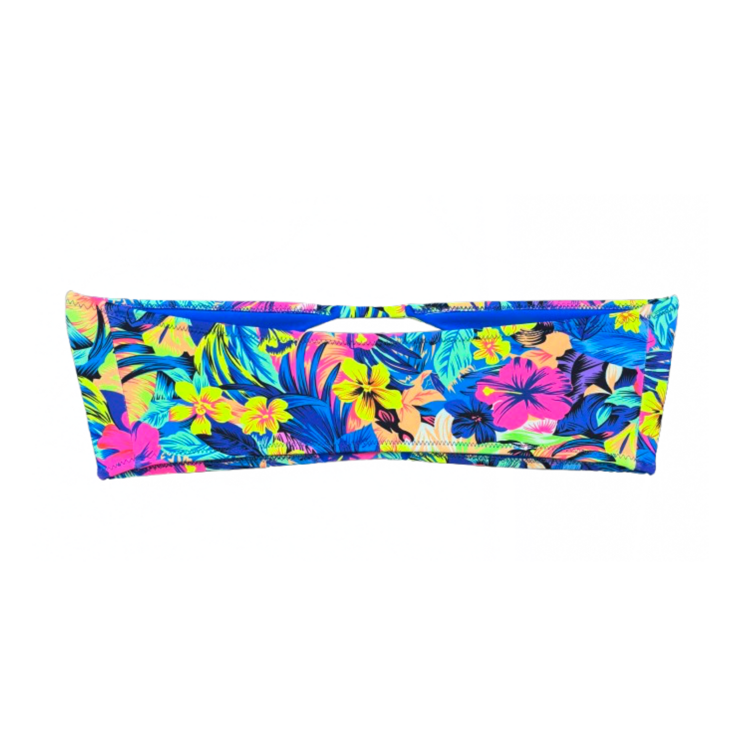Neon Tropics - Halston Strapless Bikini Top