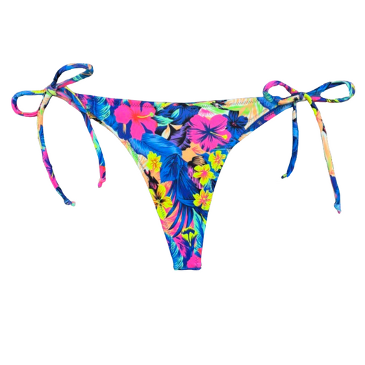 Neon Tropics - April Tie Side Bikini Bottom