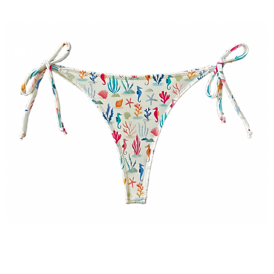 Ocean Wonders - April Tie Side Bikini Bottom