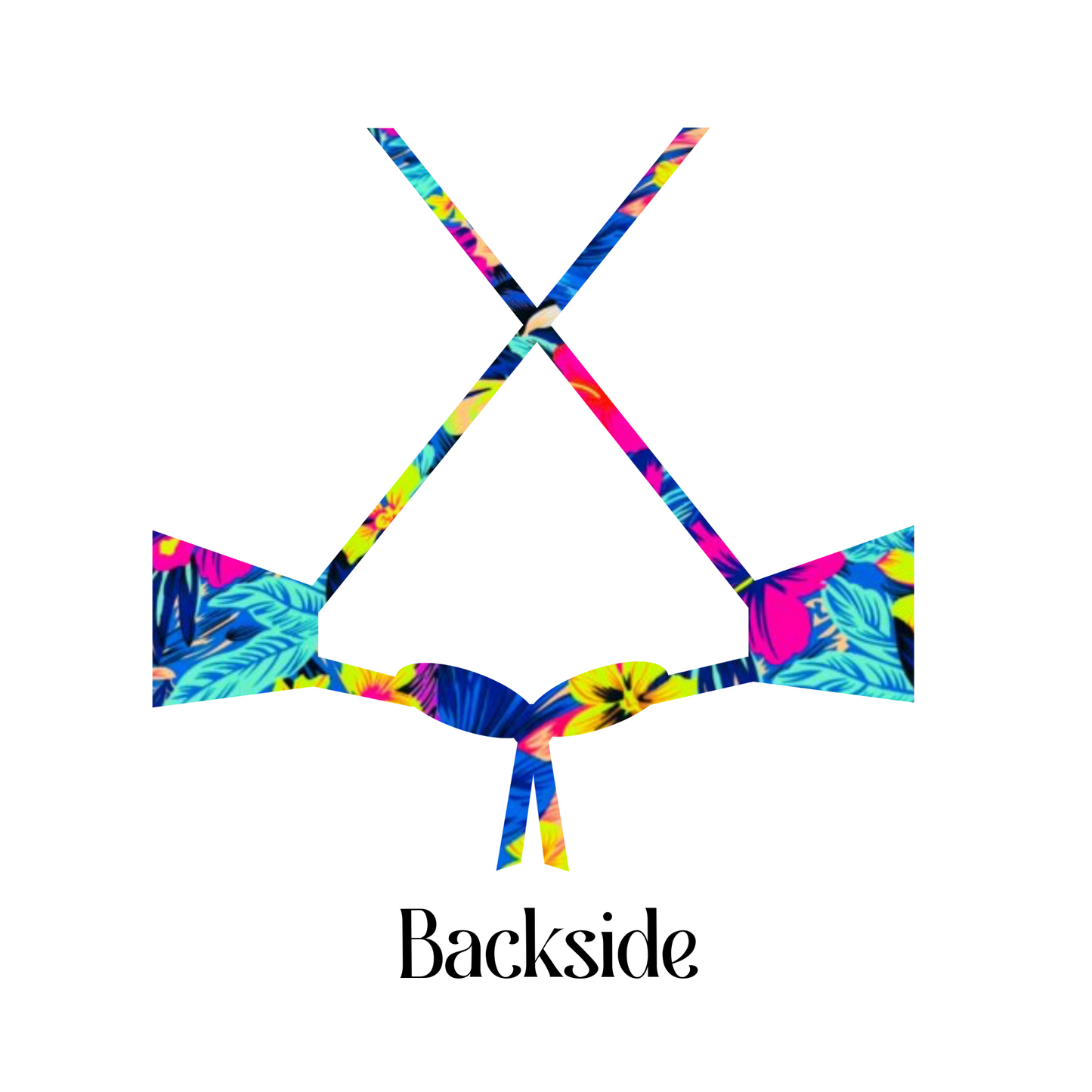 Neon Tropics - Kendall Bikini Top
