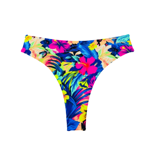 Neon Tropics - Hayden High Waist Bikini Bottom