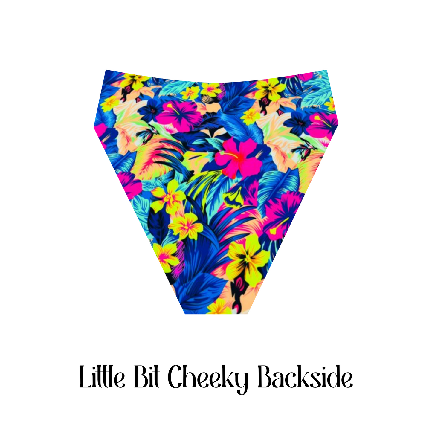 Neon Tropics - Hayden High Waist Bikini Bottom