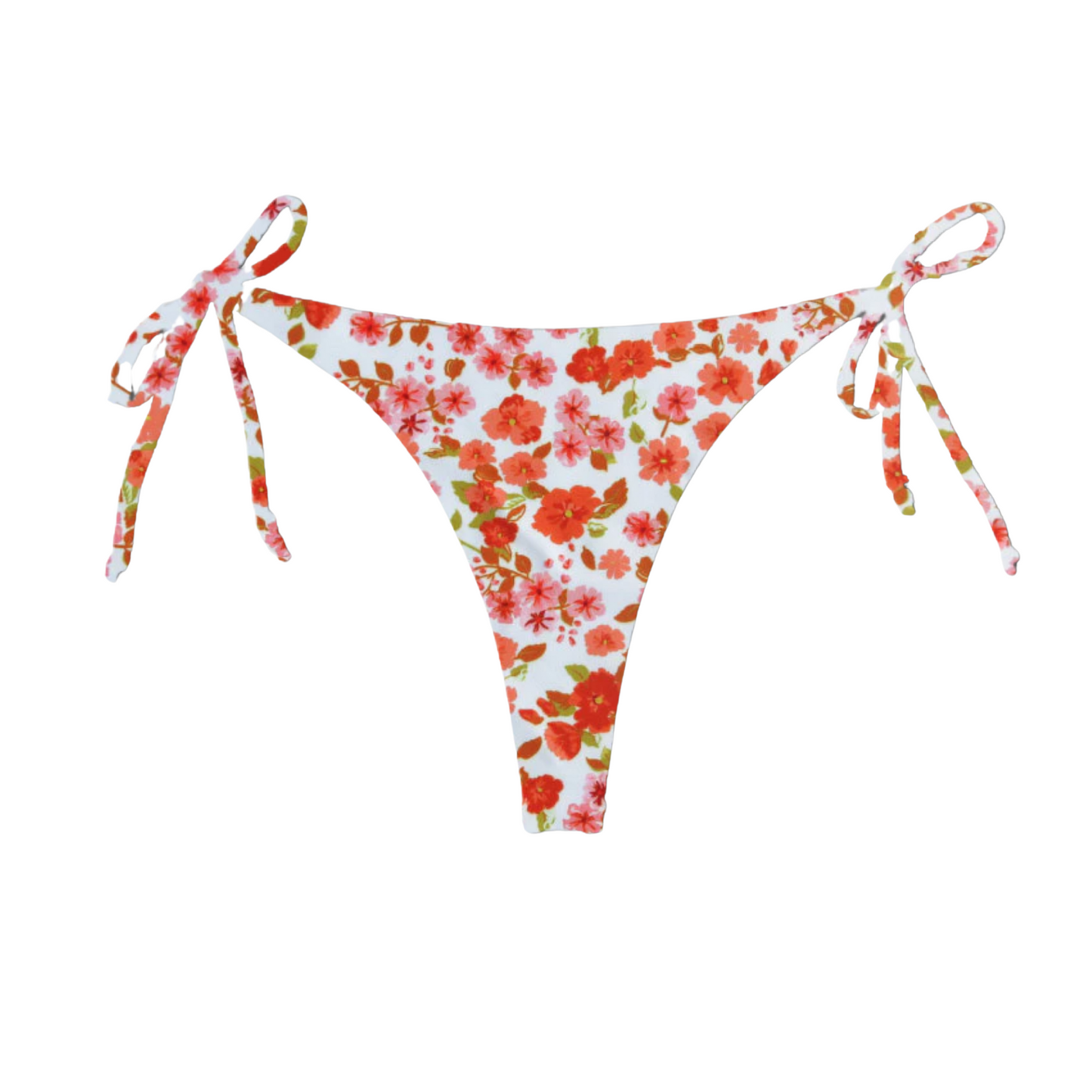 Orange Blossom - April Tie Side Bikini Bottom