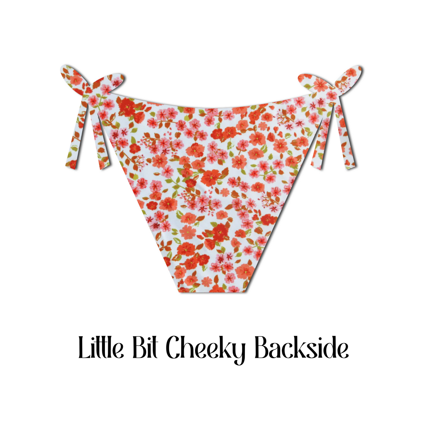 Orange Blossom - April Tie Side Bikini Bottom