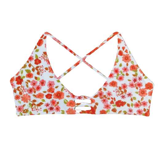 Orange Blossom - Kendall Bikini Top