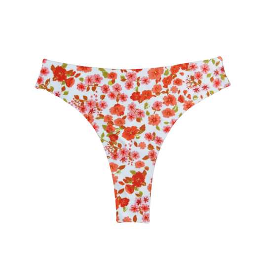 Orange Blossom - Hayden High Waist Bikini Bottom