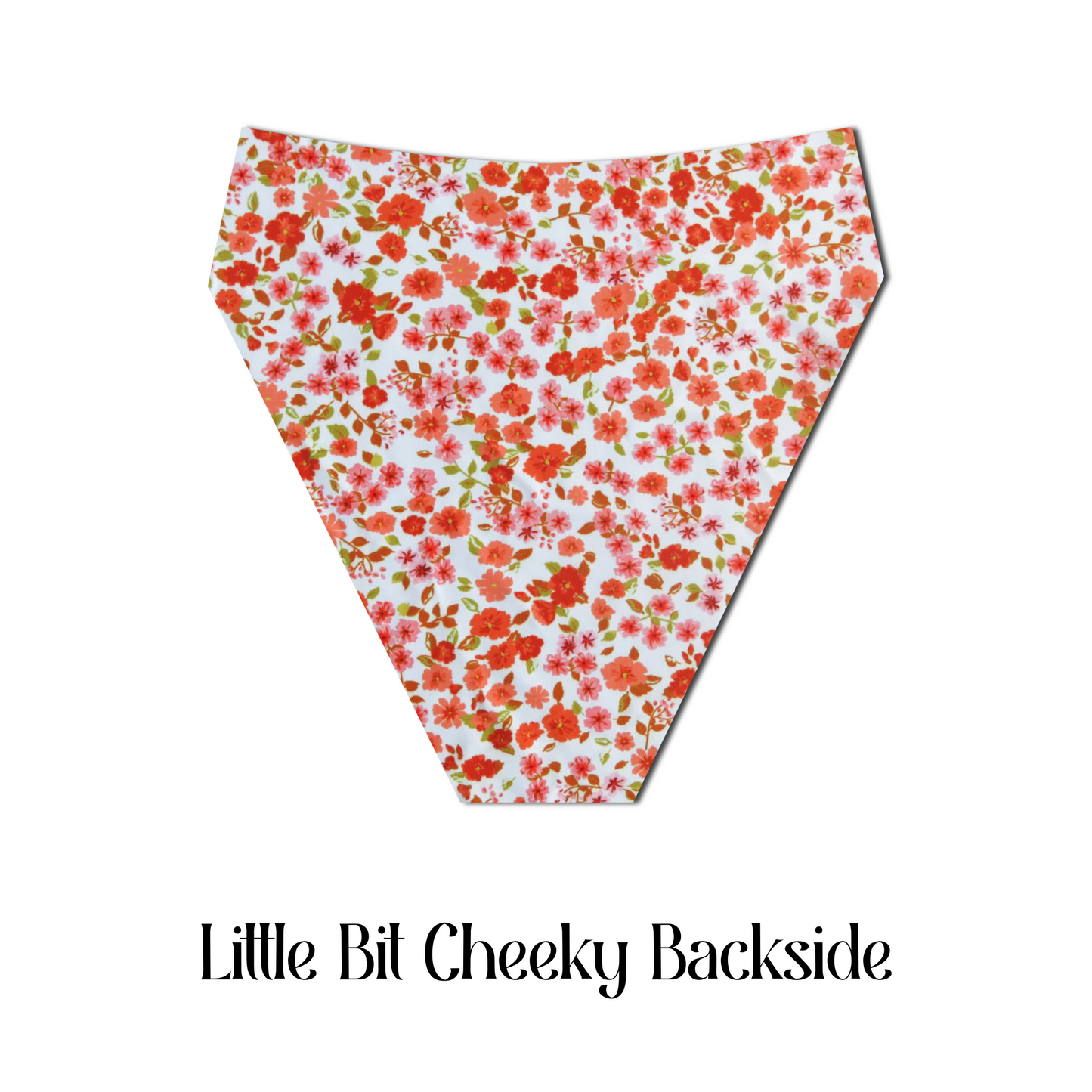 Orange Blossom - Hayden High Waist Bikini Bottom