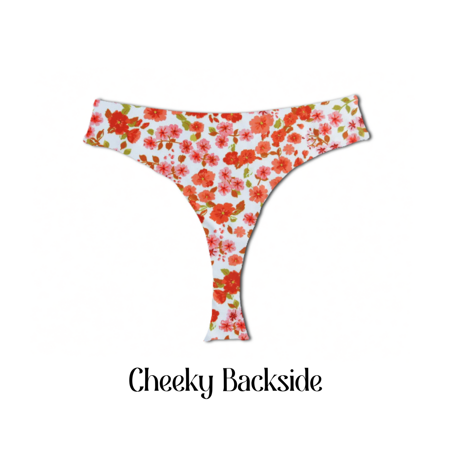 Orange Blossom - Hayden High Waist Bikini Bottom
