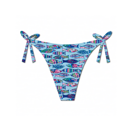 Fishing Frenzy - April Tie Side Bikini Bottom