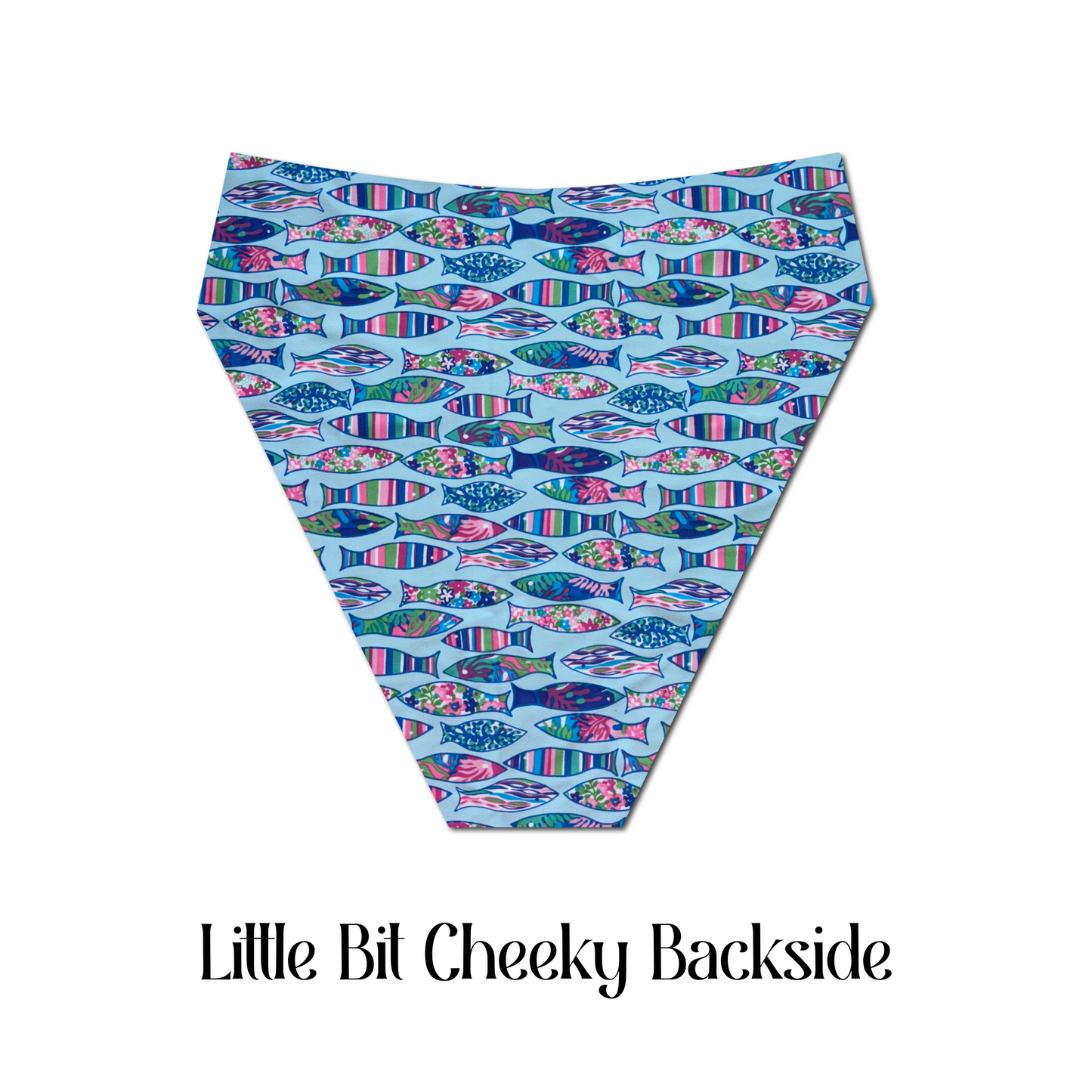 Fishing Frenzy - Hayden High Waist Bikini Bottom