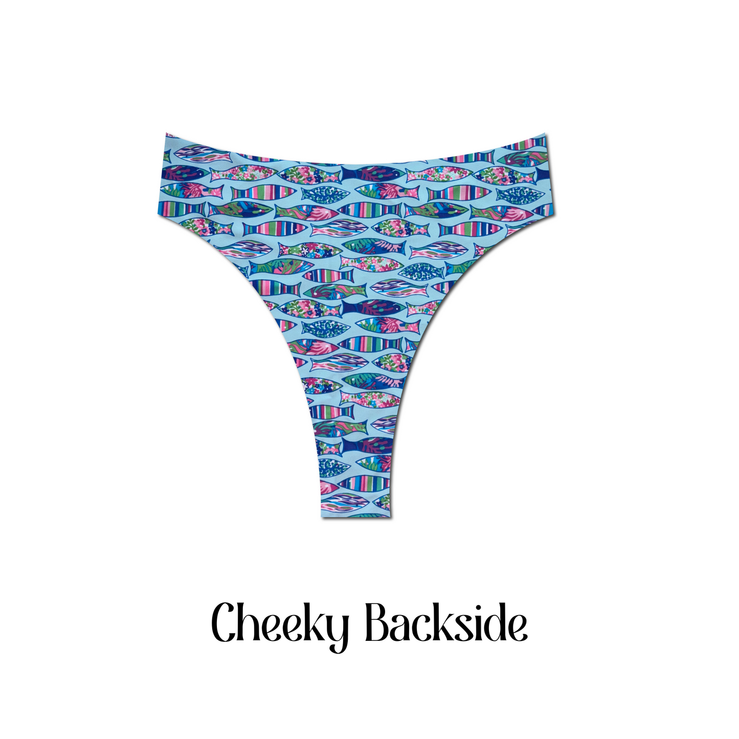Fishing Frenzy - Hayden High Waist Bikini Bottom