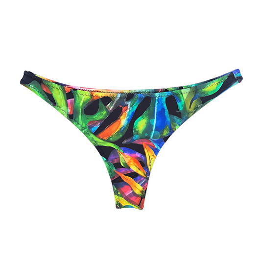 Neon Palms - Cove Hipster Bikini Bottom