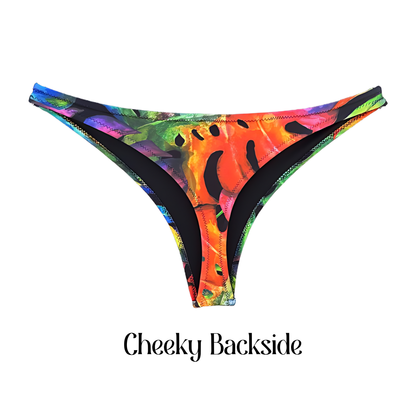 Neon Palms - Cove Hipster Bikini Bottom