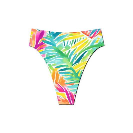 Caribbean Delight - Hayden Hi Waist Bikini Bottom