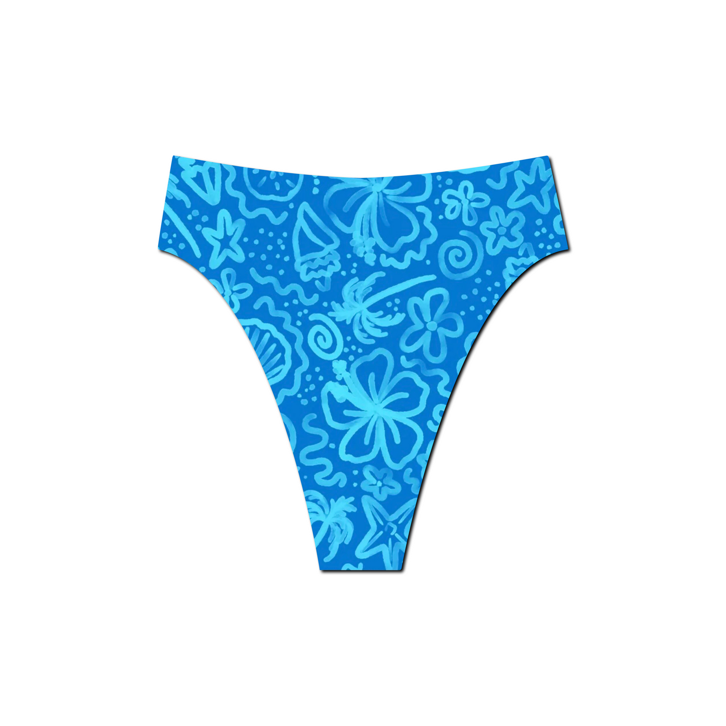 Beach Doodles - Hayden Hi Waist Bikini Bottom