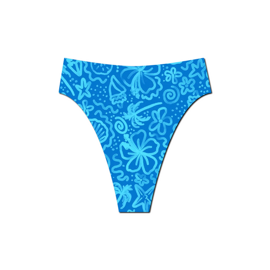 Beach Doodles - Hayden Hi Waist Bikini Bottom