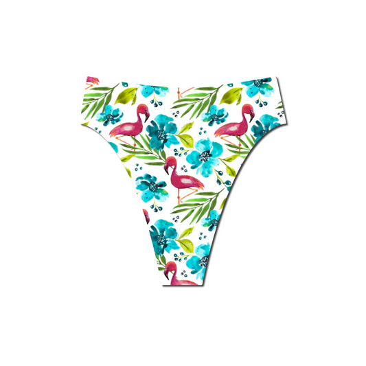 Flamingo Kiss - Hayden Hi Waist Bikini Bottom