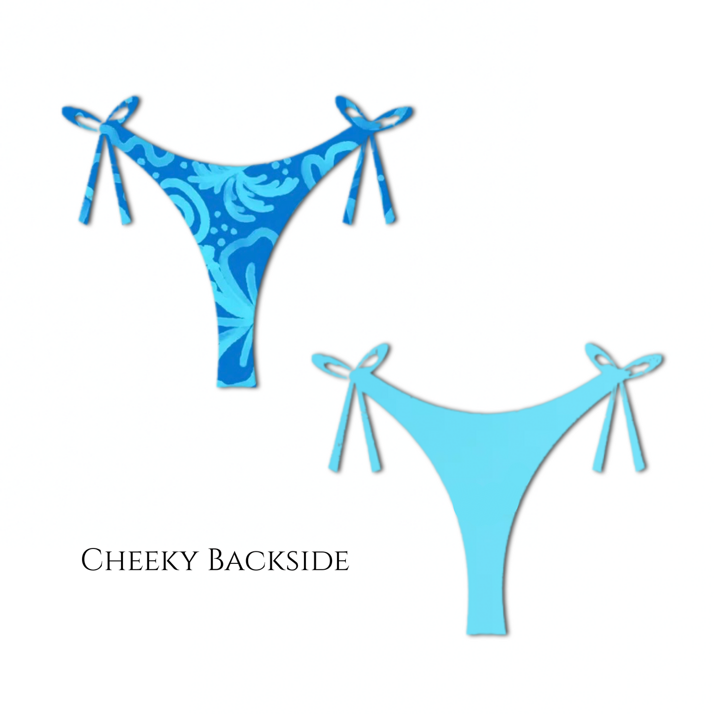Beach Doodles - Layla Reversible Tie Side Bikini Bottom