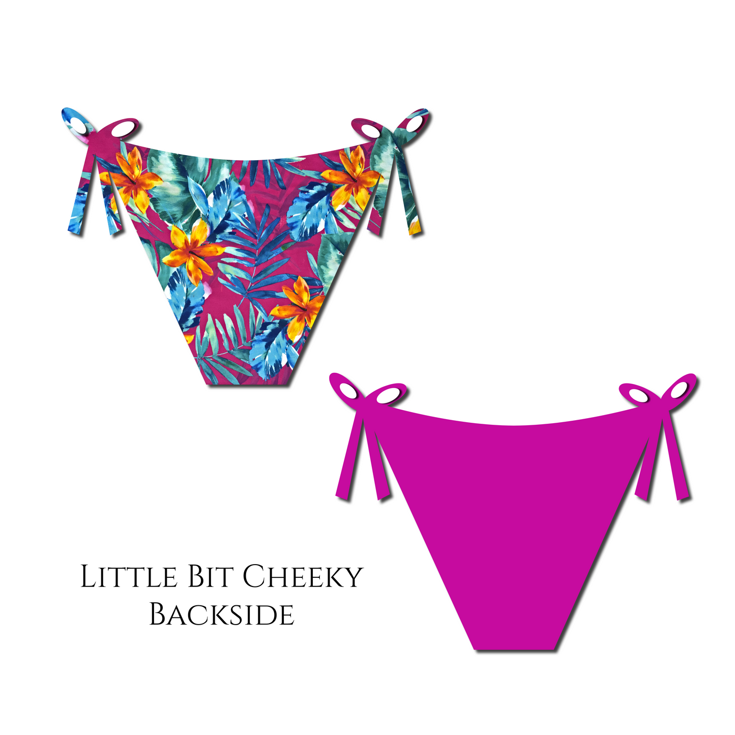 Bimini Babe - Layla Reversible Tie Side Bikini Bottom